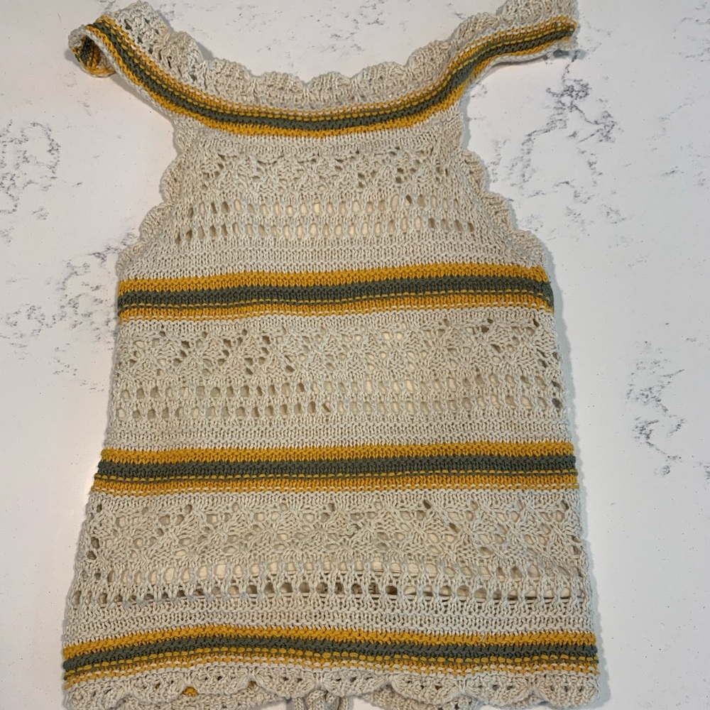 Knitted crop top